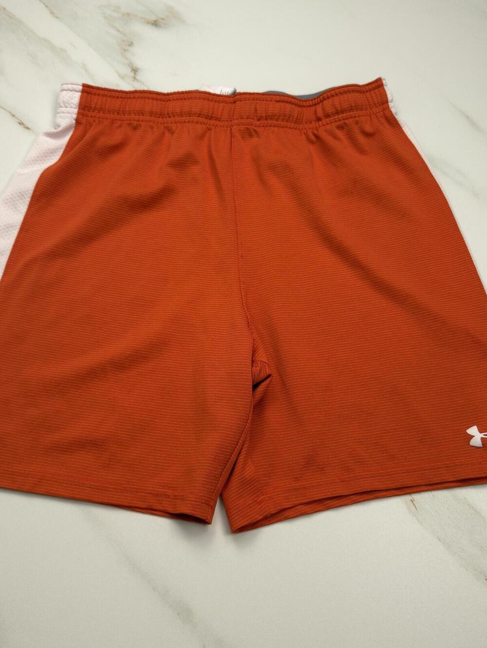 Under Armour Orange Running Shorts - Boys XL